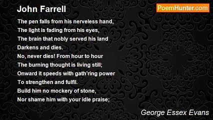 George Essex Evans - John Farrell