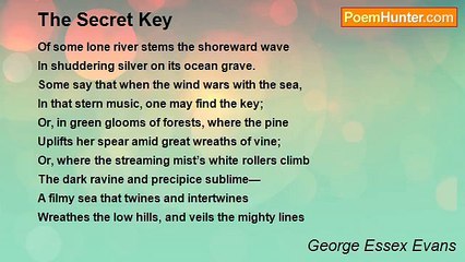 Discover the Enchanting World of George Essex Evans' 'The Secret Key' 🔑