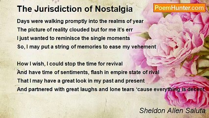 Sheldon Allen Saluta - The Jurisdiction of Nostalgia