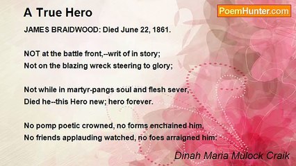 Dinah Maria Mulock Craik - A True Hero