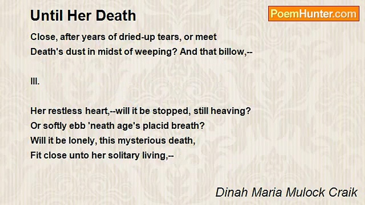Dinah Maria Mulock Craik - Until Her Death