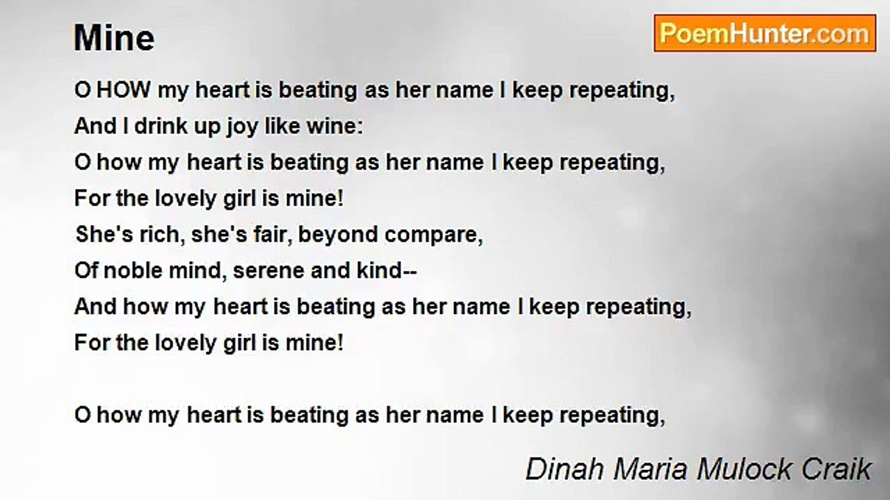 Dinah Maria Mulock Craik - Mine