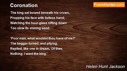Helen Hunt Jackson - Coronation