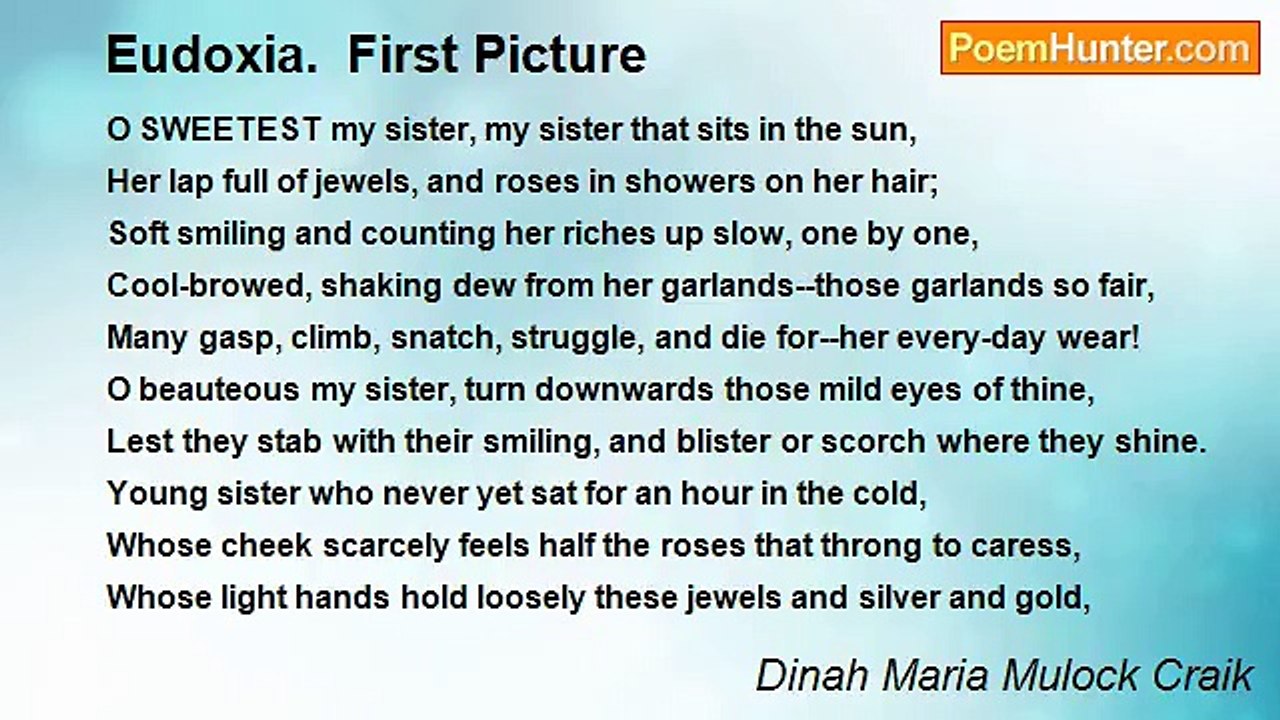Dinah Maria Mulock Craik - Eudoxia.  First Picture