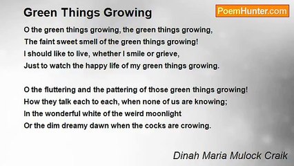 Dinah Maria Mulock Craik - Green Things Growing