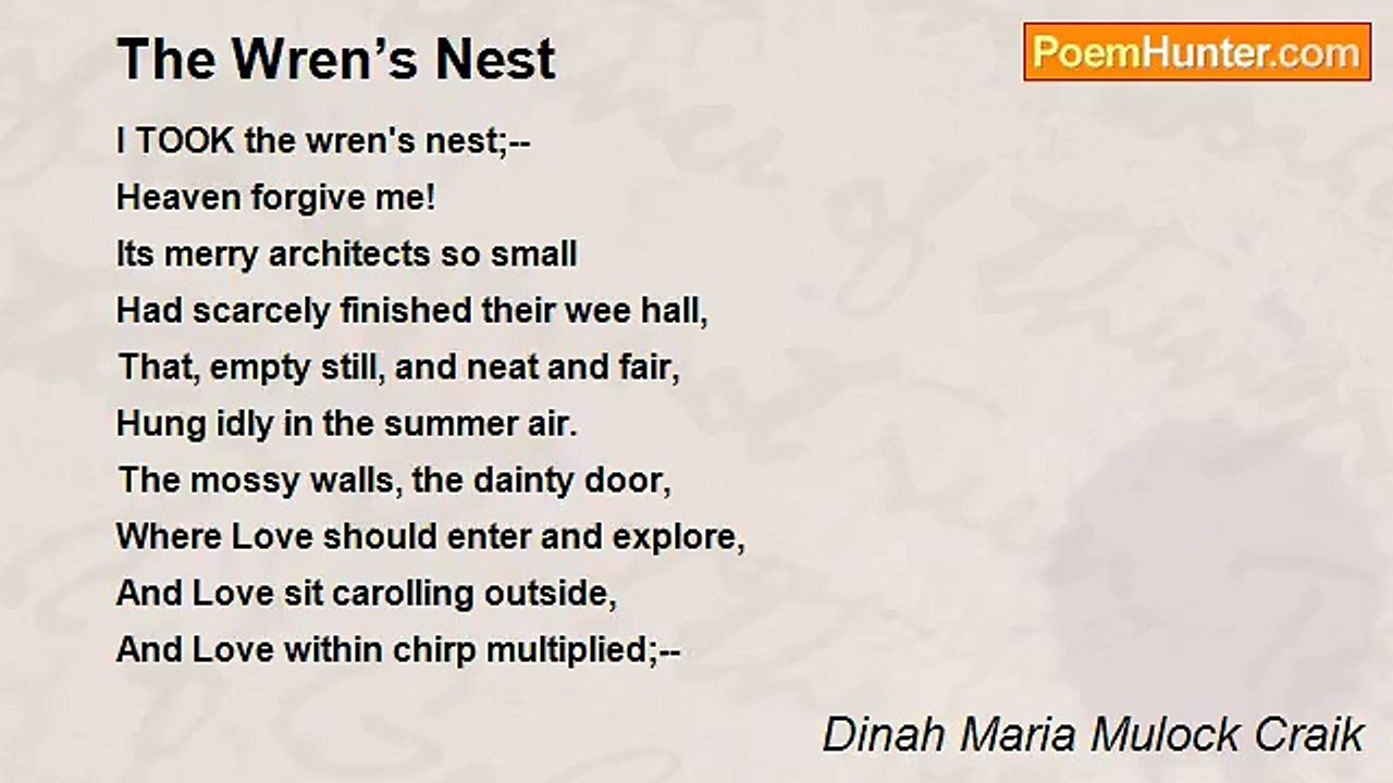 Dinah Maria Mulock Craik - The Wren’s Nest