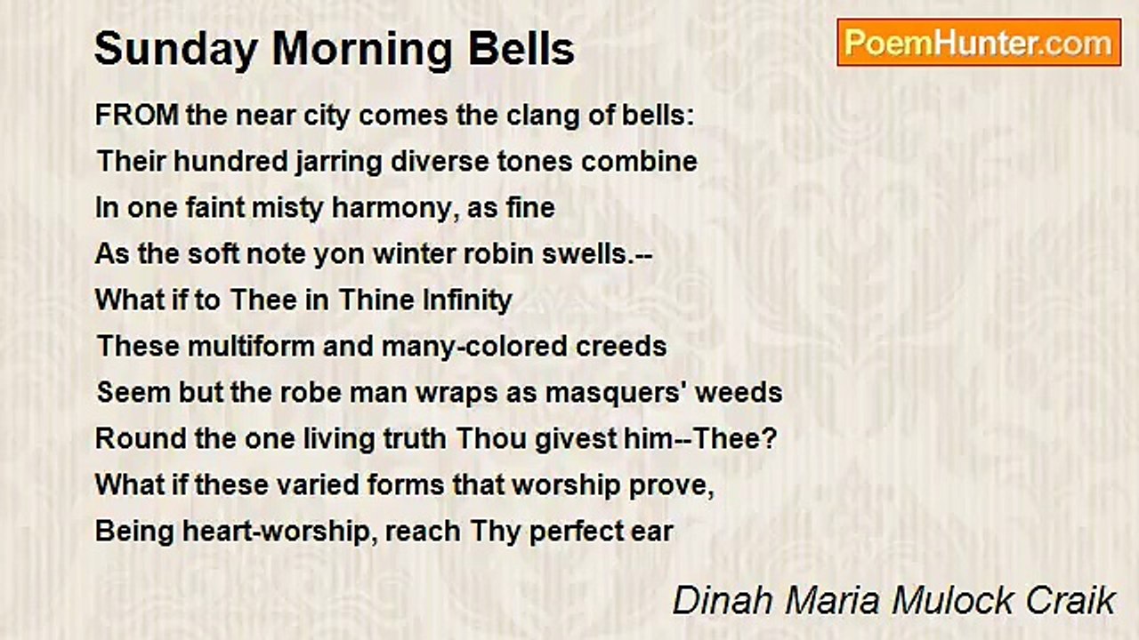 Dinah Maria Mulock Craik - Sunday Morning Bells