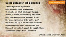 Dinah Maria Mulock Craik - Saint Elizabeth Of Bohemia