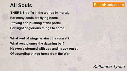Katharine Tynan - All Souls