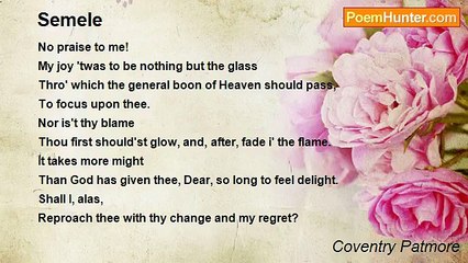 Coventry Patmore - Semele
