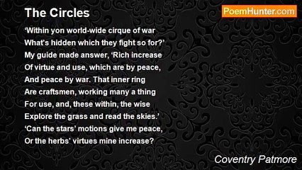 Coventry Patmore - The Circles
