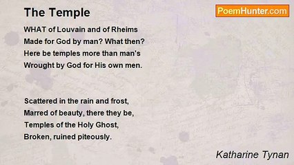 Katharine Tynan - The Temple