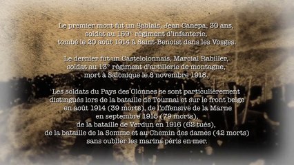 725 soldats du Pays des Olonnes morts pour la France