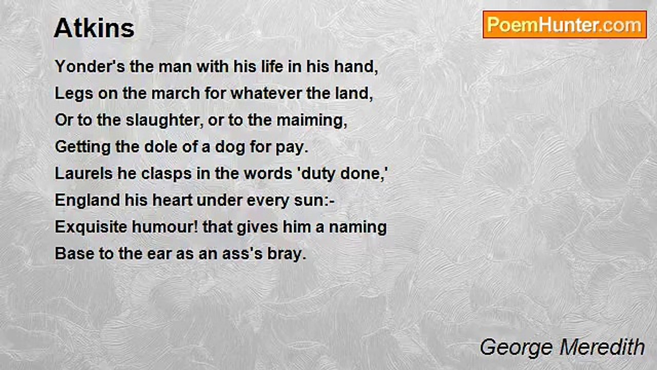 George Meredith - Atkins