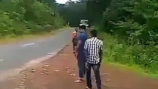 Funny Indian boys stopping a bus - Must watch - comedy video