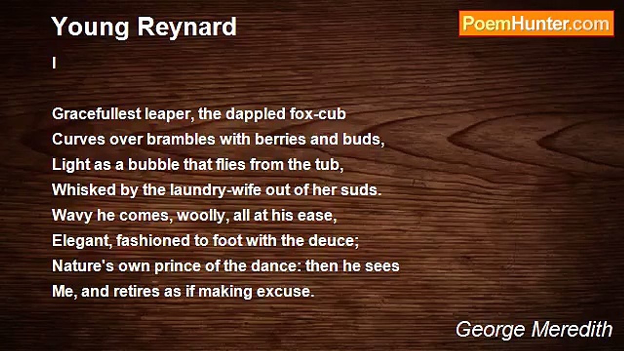 George Meredith - Young Reynard