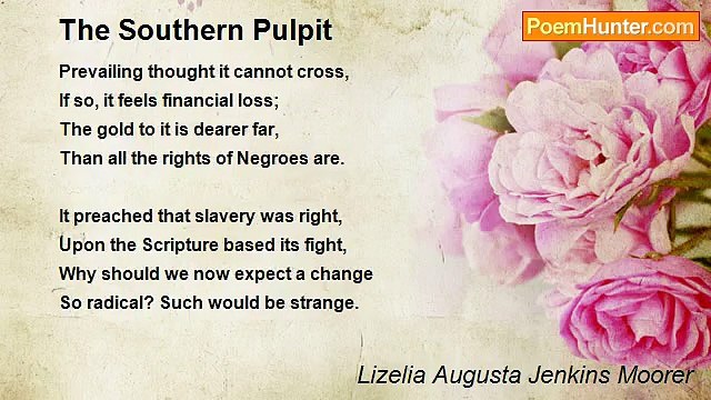 Lizelia Augusta Jenkins Moorer - The Southern Pulpit