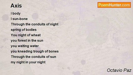 Octavio Paz - Axis