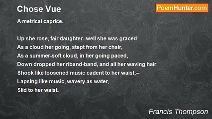 Francis Thompson - Chose Vue