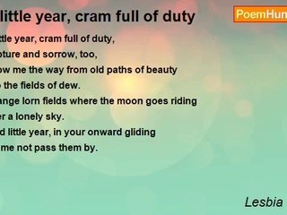 Lesbia Harford - O little year, cram full of duty
