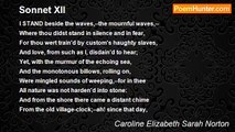 Caroline Elizabeth Sarah Norton - Sonnet XII