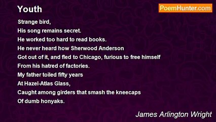 James Arlington Wright - Youth