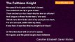 Caroline Elizabeth Sarah Norton - The Faithless Knight