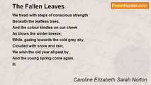 Caroline Elizabeth Sarah Norton - The Fallen Leaves