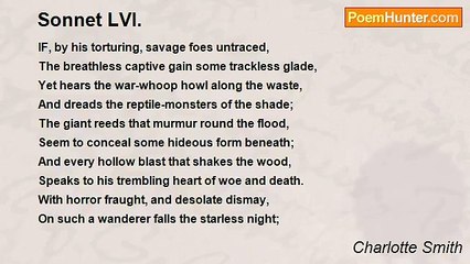 Charlotte Smith - Sonnet LVI.