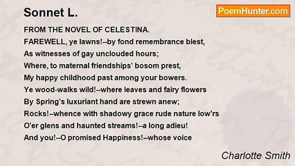 Charlotte Smith - Sonnet L.