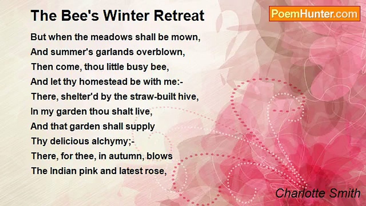 Charlotte Smith - The Bee's Winter Retreat