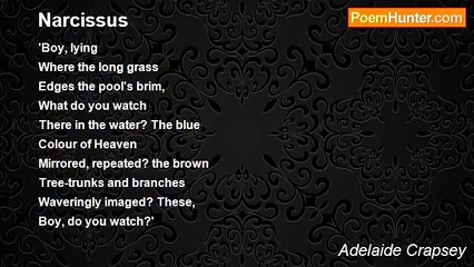 Adelaide Crapsey - Narcissus