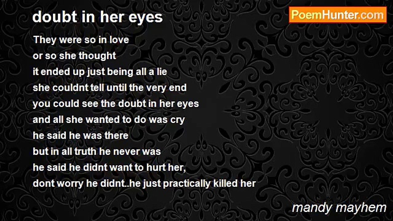 mandy mayhem - doubt in her eyes