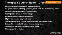 Amy Lowell - Thompson’s Lunch Room—Grand Central Station