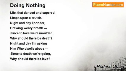Roderic Quinn - Doing Nothing
