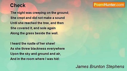 James Brunton Stephens - Check