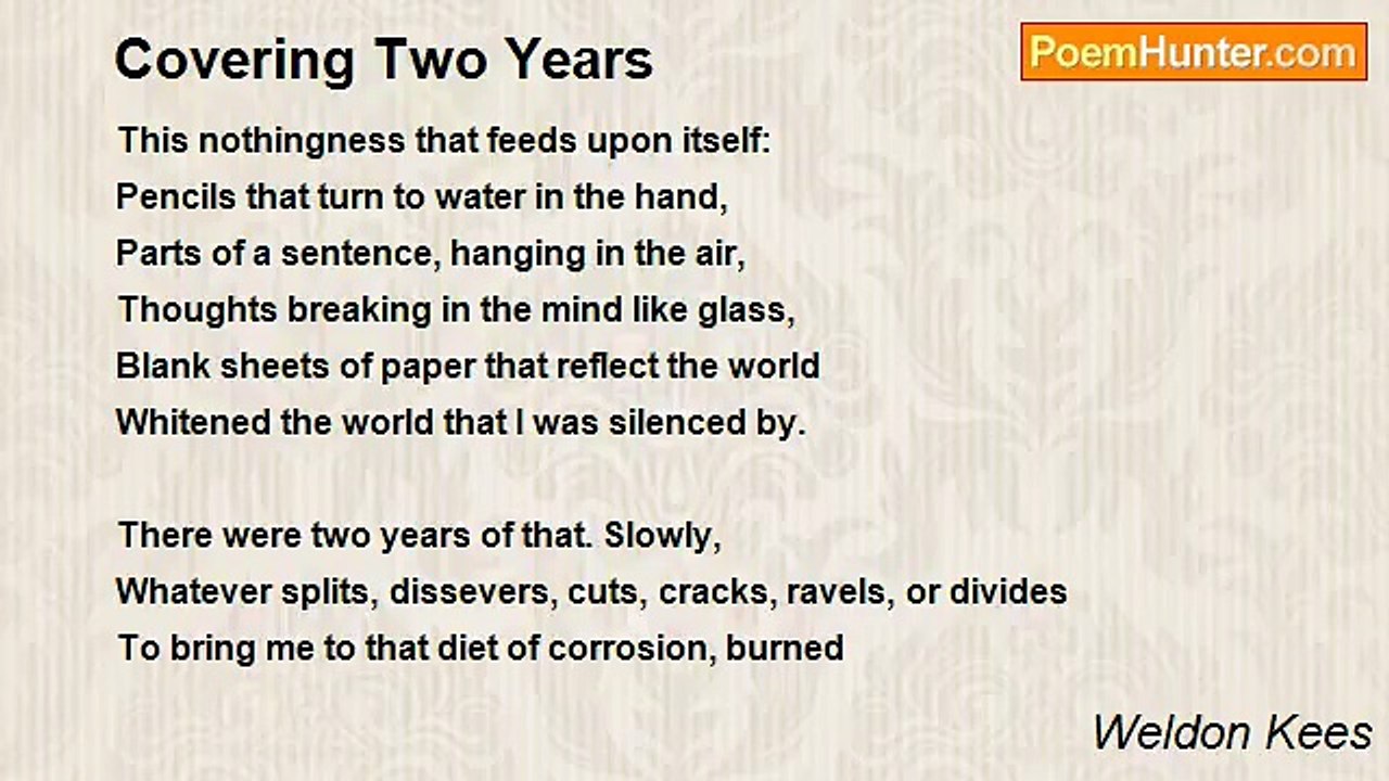 Weldon Kees - Covering Two Years