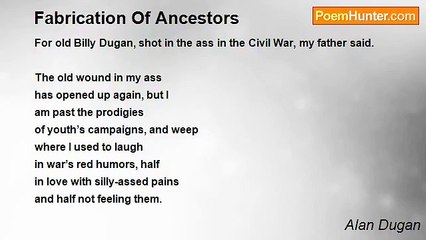 Alan Dugan - Fabrication Of Ancestors