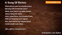 Katharine Lee Bates - A Song Of Riches