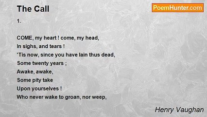 Henry Vaughan - The Call