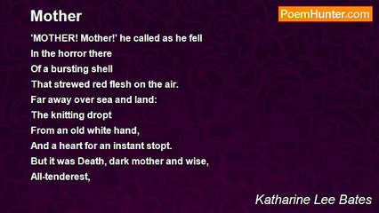 Katharine Lee Bates - Mother