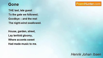 Henrik Johan Ibsen - Gone