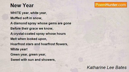 Katharine Lee Bates - New Year