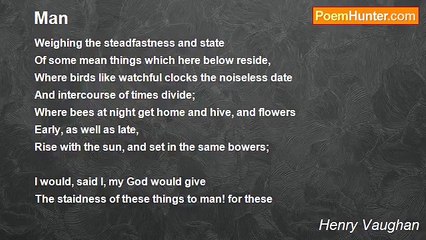 Henry Vaughan - Man