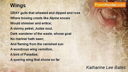 Katharine Lee Bates - Wings