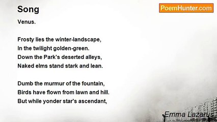 Emma Lazarus - Song