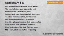 Katharine Lee Bates - Starlight At Sea
