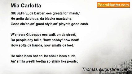 Thomas Augustine Daly - Mia Carlotta