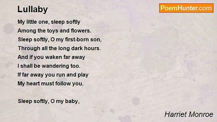 Harriet Monroe - Lullaby