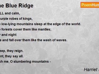 Harriet Monroe - The Blue Ridge